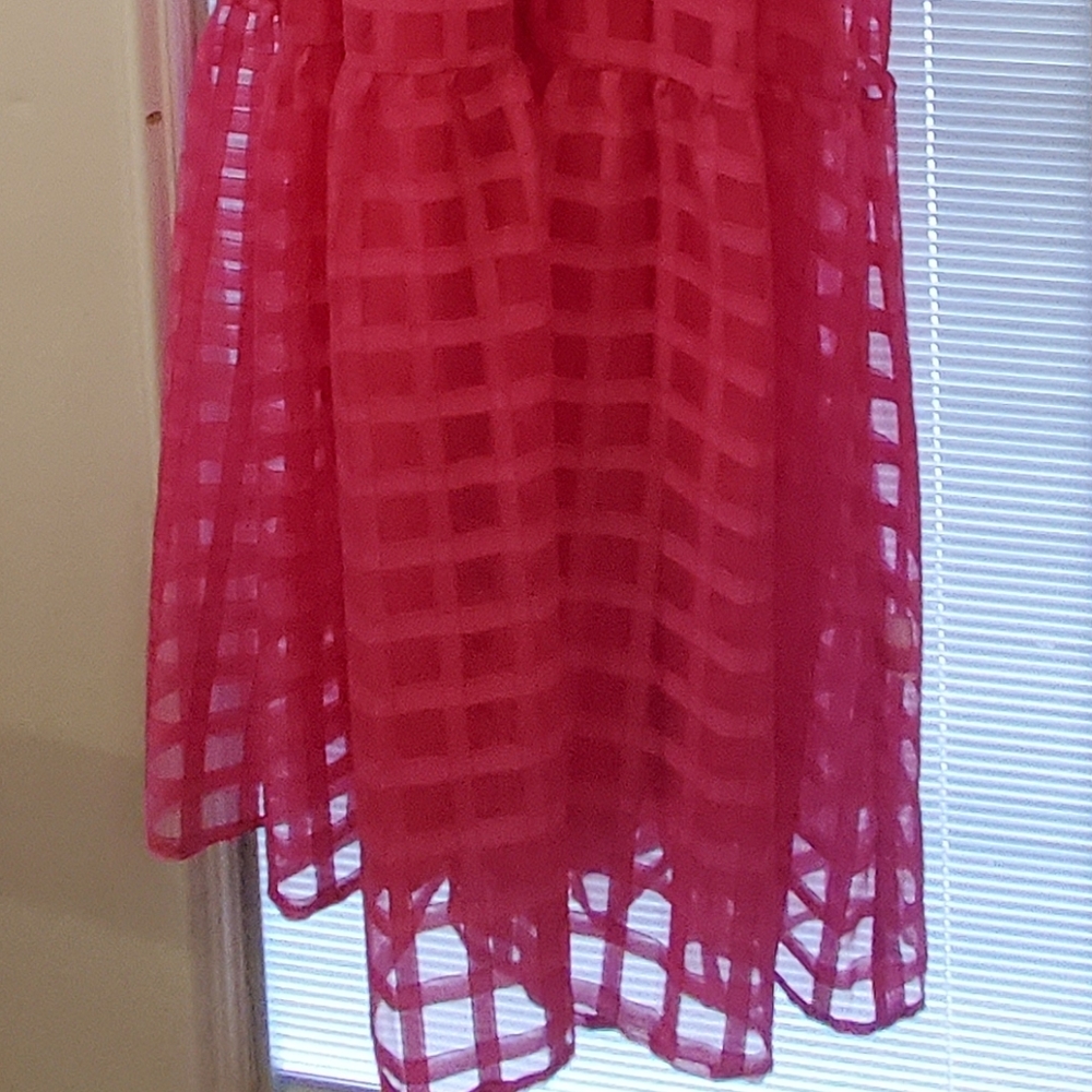 Pink Sleeveless Maxi Dress with Belt